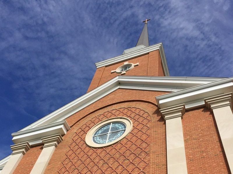 Photo: Manchester UMC, church facade