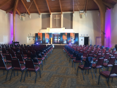 Fellowship Hall New Carpeting